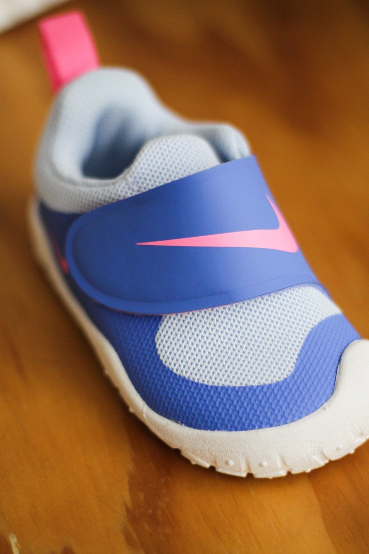 NIKE SWOOSH 1 ESSENTIAL (TD) "MEDIUM BLUE/PINK GLOW-HYDROGEN BLUE"