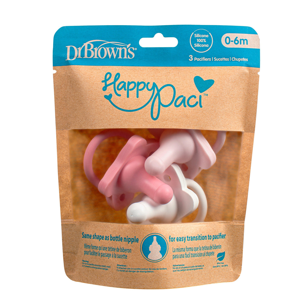 Dr. Brown’s® HappyPaci™ 100% Silicone One-Piece Pacifier